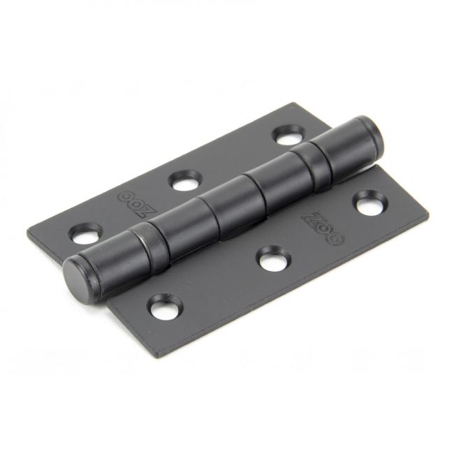 3" Ball Bearing Butt Hinge Finished in Black