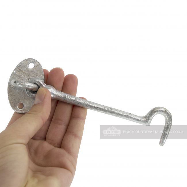 Galvanised Cabin Hook 6"