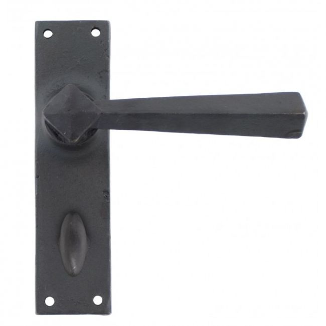 Beeswax Lever Door Handle With Bathroom Lock Beeswax Lever Door Handle With Bathroom Lock