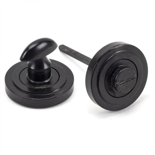 Beeswax Concealed Thumbturn Set with Art Deco Cover Beeswax Concealed Thumbturn Set with Art Deco Cover