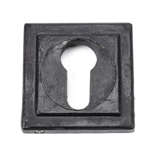 Beeswax Simple Square Euro Escutcheon