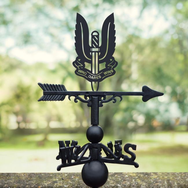 Special Air Service Regiment Weathervane Created From Cast Iron Special Air Service Regiment Weathervane Created From Cast Iron