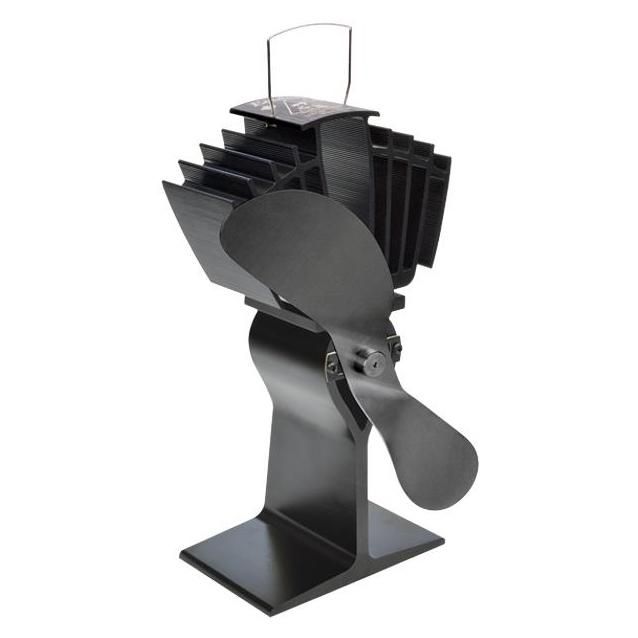 "Air Max" Eco Wood Stove Fan in Black