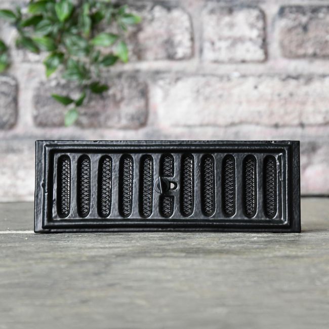 Cast iron house or chimney Air Brick finished in black Cast iron house or chimney Air Brick finished in black