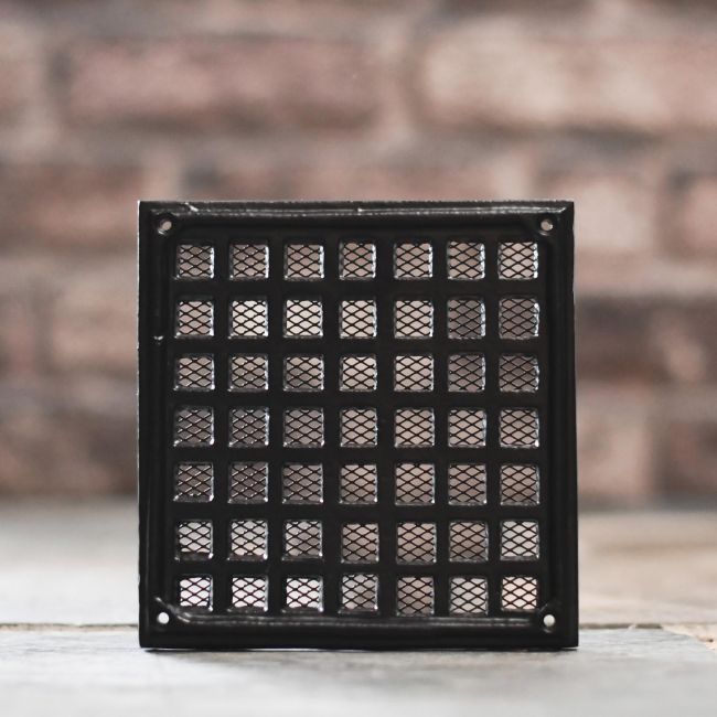 Cast iron house or chimney Air Brick finished in black Cast iron house or chimney Air Brick finished in black