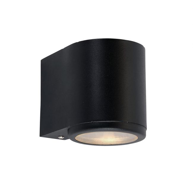 Black Modern "Moose" Galvanised Steel Down Wall Light