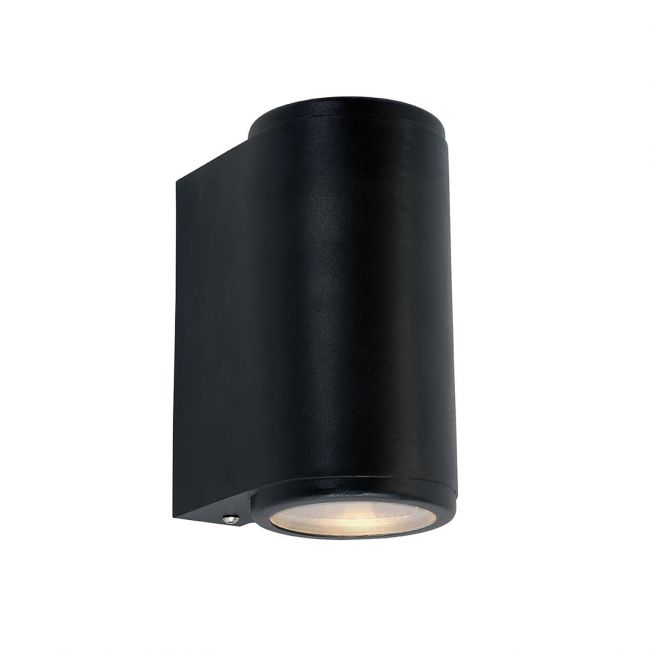 Black Modern "Moose" Galvanised Steel Up/Down Wall Light