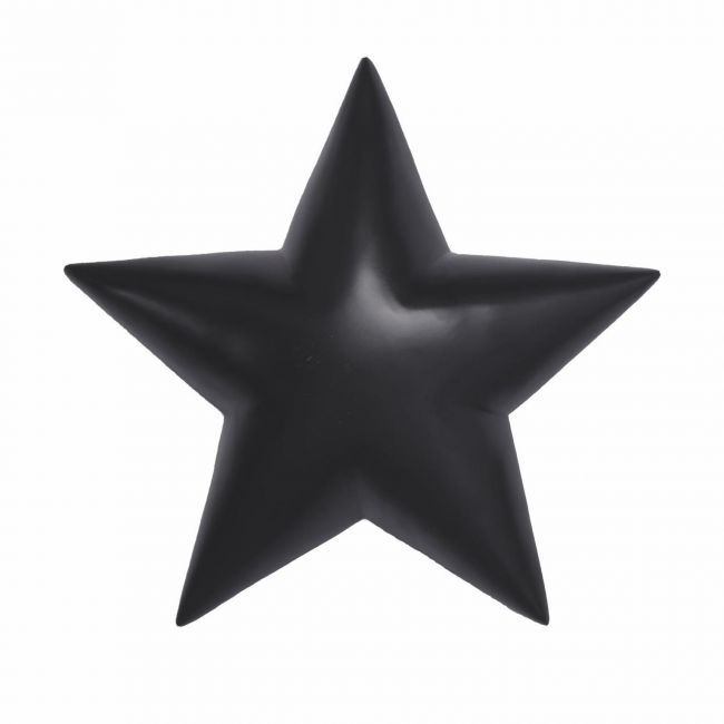 Star Wall Decoration Finished in Black Star Wall Decoration Finished in Black