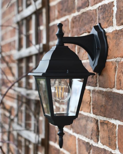 Traditional "Giselle" Top Fix Outdoor Wall Lantern Traditional "Giselle" Top Fix Outdoor Wall Lantern