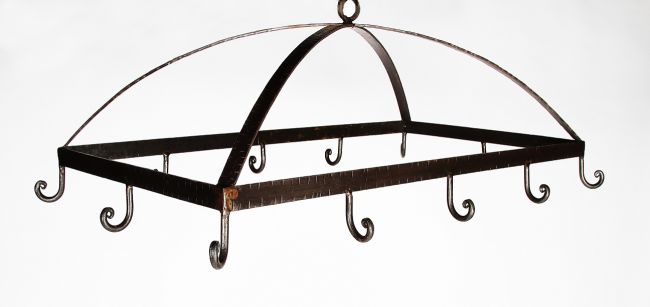 "Stallinswood" Blacksmith Hanging kitchen Utensil or Saucepan Rack