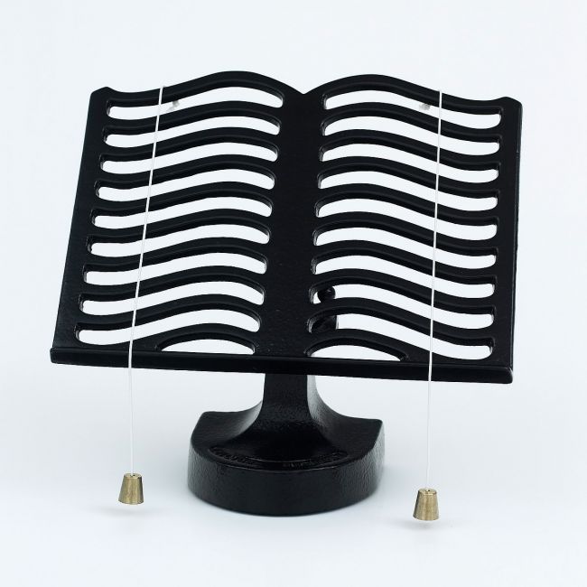 Cast Iron Cook Book Stand - Black