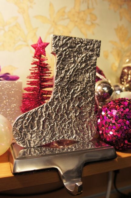 "Winter Wishes" Stocking Holder "Winter Wishes" Stocking Holder