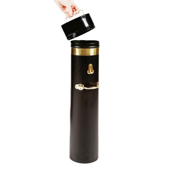 Polished Brass Rain Cap For 6 Inch Collars