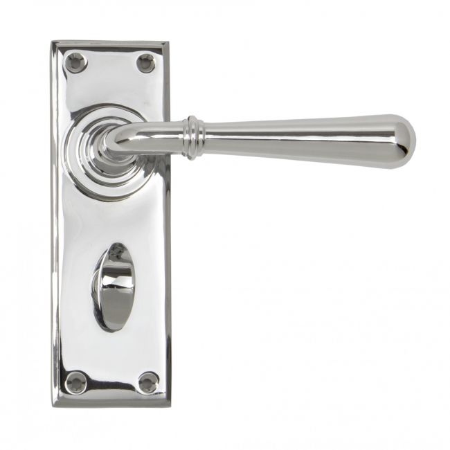 "Emerson" Bright Chrome Lever Door Handles With Bathroom Lock "Emerson" Bright Chrome Lever Door Handles With Bathroom Lock