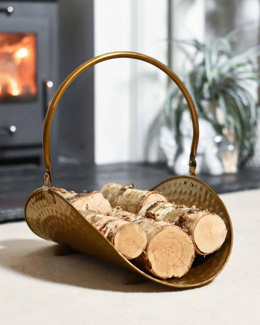 Buckley Log Basket or Log Holder in Situ Buckley Log Basket or Log Holder in Situ