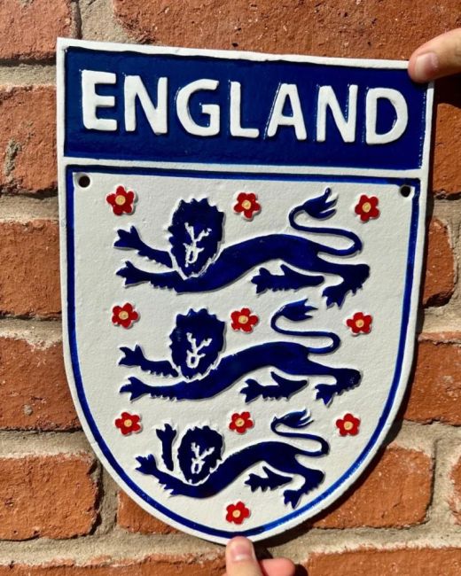 Cast Iron "England Football Club" Sign Cast Iron "England Football Club" Sign
