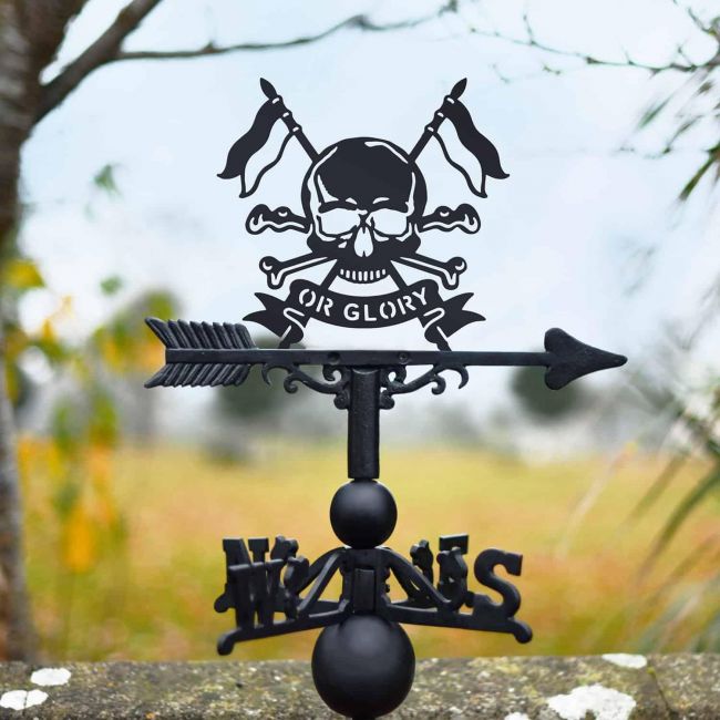 Cast Iron & Steel Royal Lancers Weathervane Cast Iron & Steel Royal Lancers Weathervane