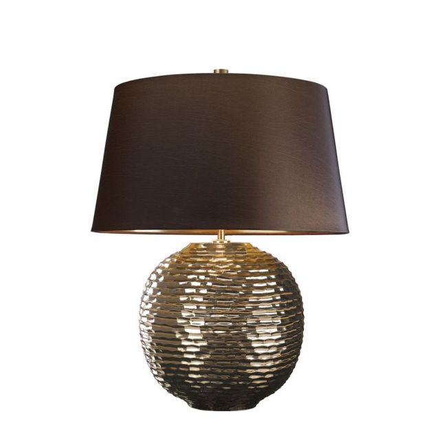Chocolate and Gold Table Lamp 