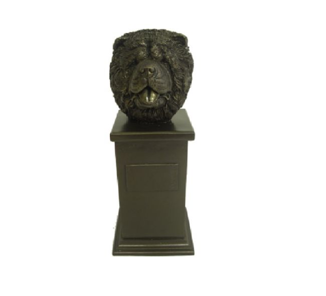 Chow Chow Bronze Dog Treat Jar
