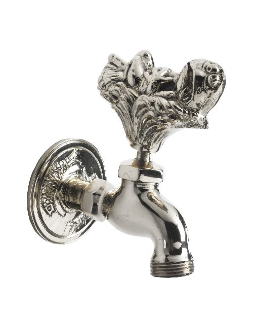 Bright Chrome Toad InThe Hole Garden Tap