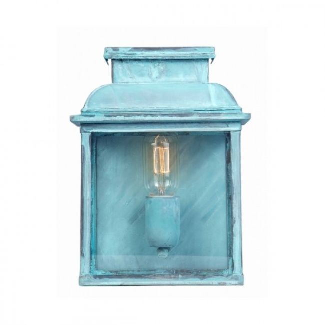 Simplistic Verdigris Half Porch Light Simplistic Verdigris Half Porch Light