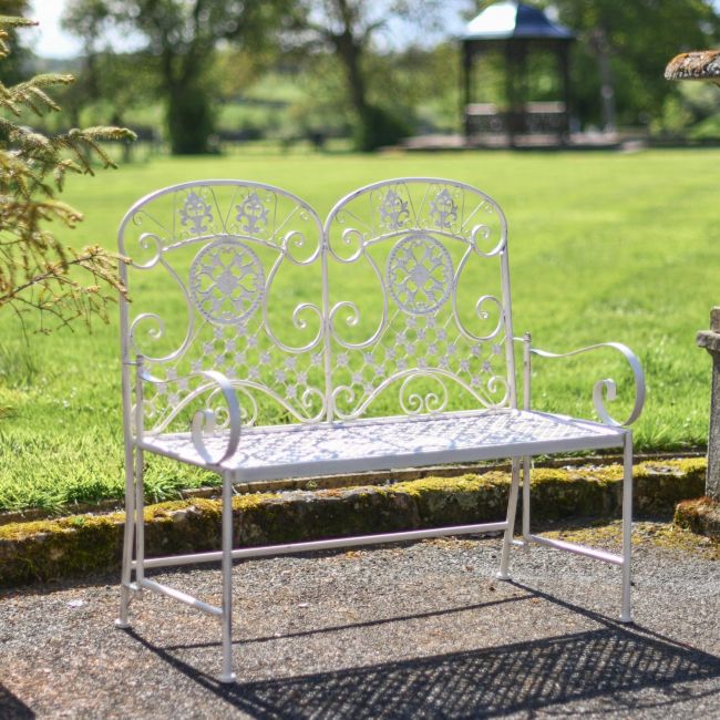 Deluxe Cerberus Ornate Two Seater Garden Bench Deluxe Cerberus Ornate Two Seater Garden Bench