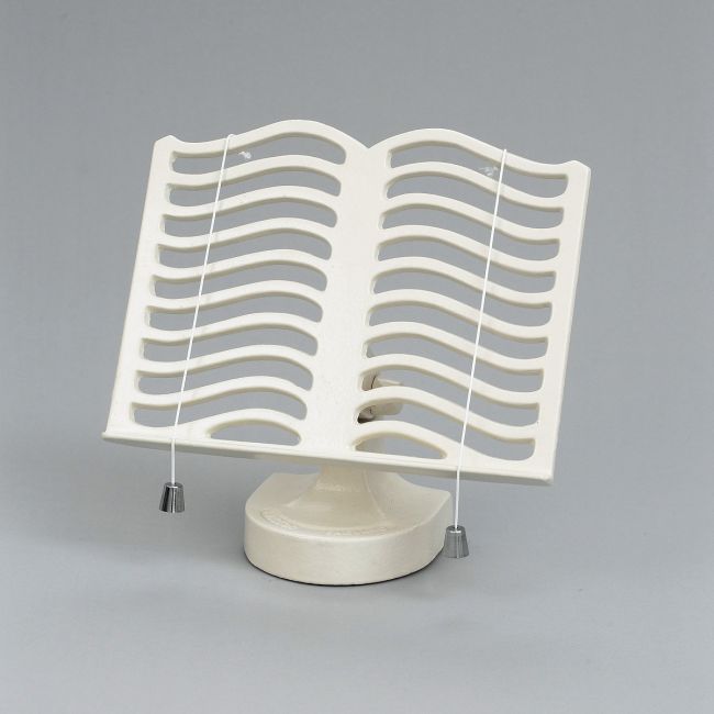 Cast Iron Cook Book Stand - Cream
