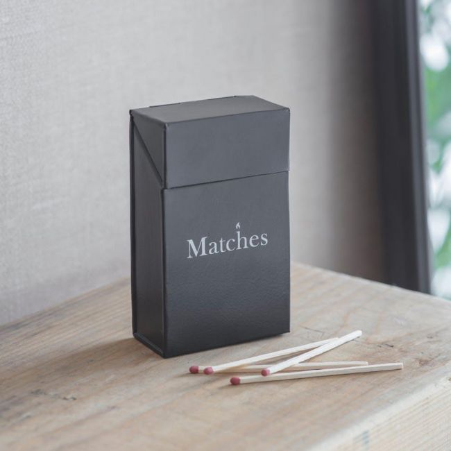 Match Box in a Dark Grey Finish Match Box in a Dark Grey Finish
