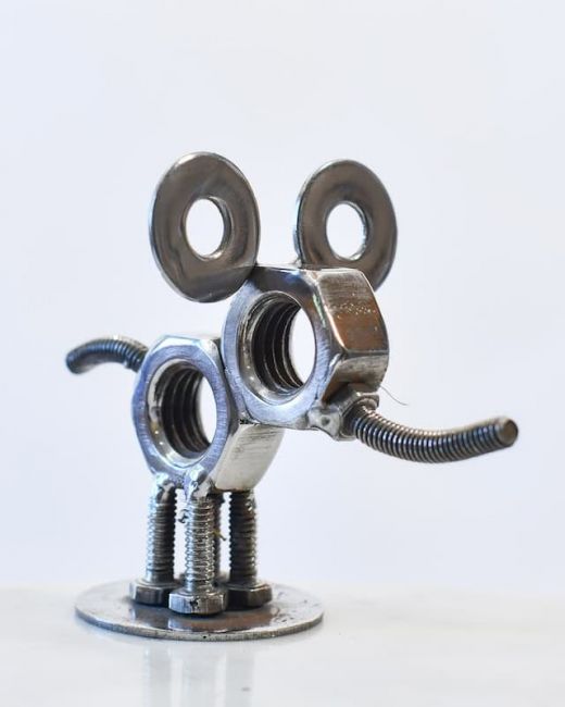 "Elsie" the Recycled Metal Elephant Sculpture