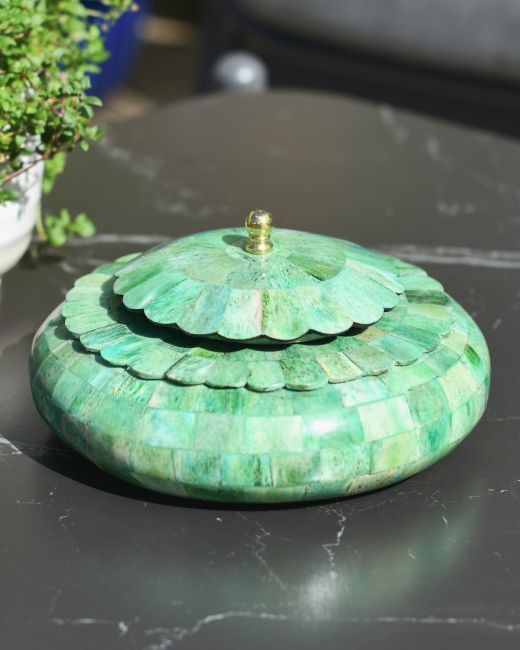 Elegant "Verdantia" Keepsake Bowl Elegant "Verdantia" Keepsake Bowl