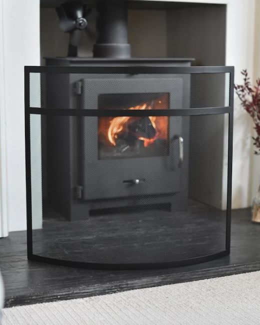 "Elton" Classic Curved Fire Guard