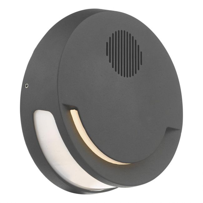 Eye-Lid Wall Light With Built-in Speaker Switched on Eye-Lid Wall Light With Built-in Speaker Switched on