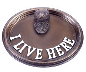House Sign - Ferret - I Live Here House Sign - Ferret - I Live Here