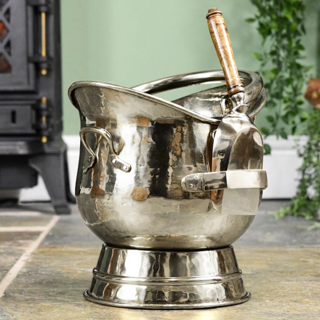 Bright Chrome Contessa Coal Bucket Bright Chrome Contessa Coal Bucket