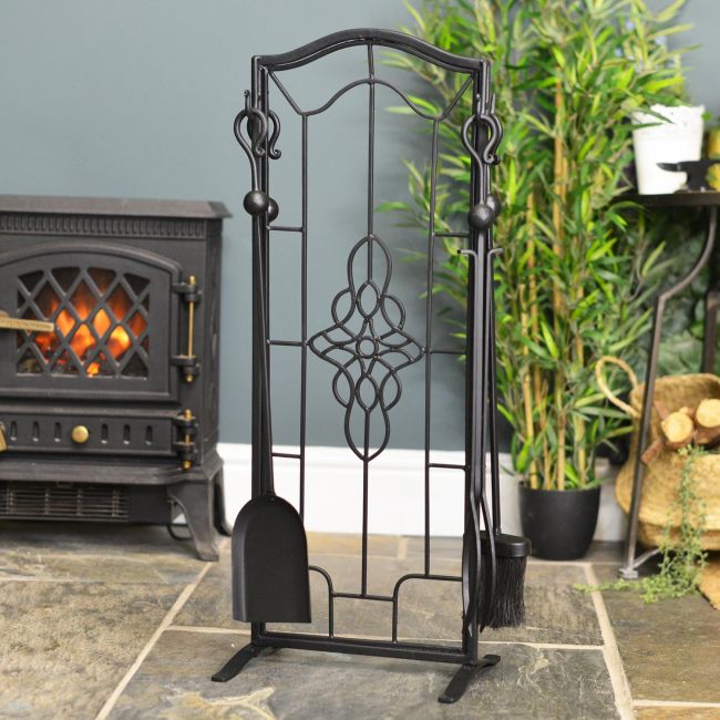 “Dawnmead House” Gothic Fireside Companion Set