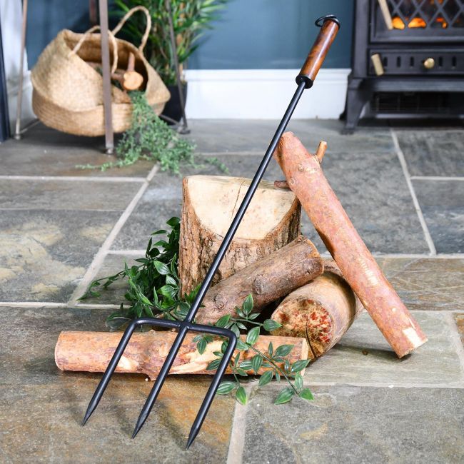 Iron Fireside Fork Finished in Black Iron Fireside Fork Finished in Black