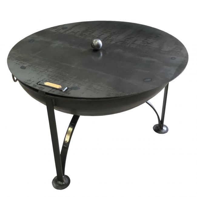 90cm Fire Pit Cover with Central Carry Knob 90cm Fire Pit Cover with Central Carry Knob