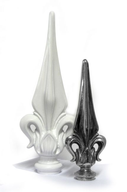 Aluminium Fleur De Lys Finial