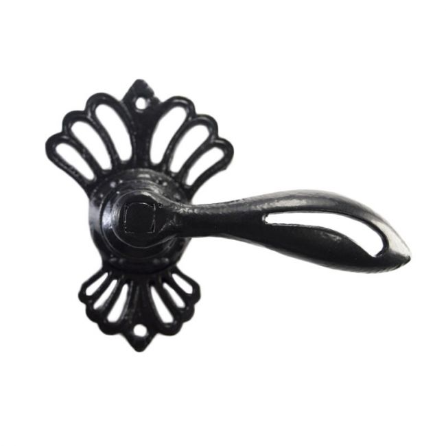 "Thornton House" Fleur De Lys Iron Lever Handle