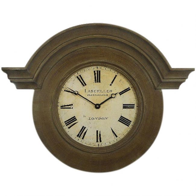 French Style Weathered Wooden Wall CLock French Style Weathered Wooden Wall CLock
