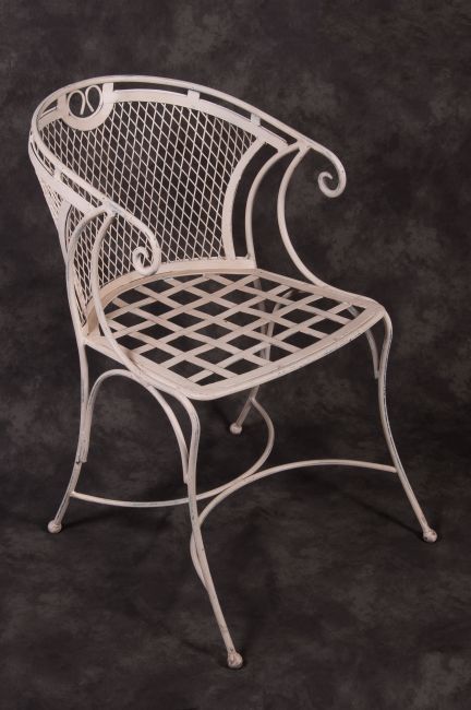 "Lady Clarence Argyles" Wrought Iron Chair "Lady Clarence Argyles" Wrought Iron Chair