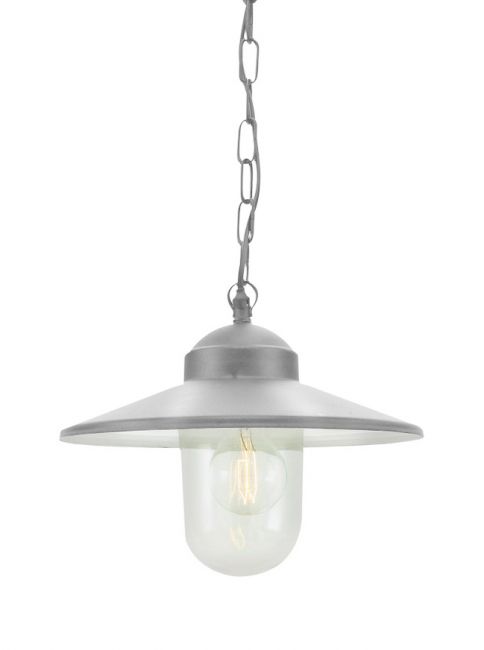 "Park Hall" Galvanised Contemporary Barn Chain Hanging Light "Park Hall" Galvanised Contemporary Barn Chain Hanging Light