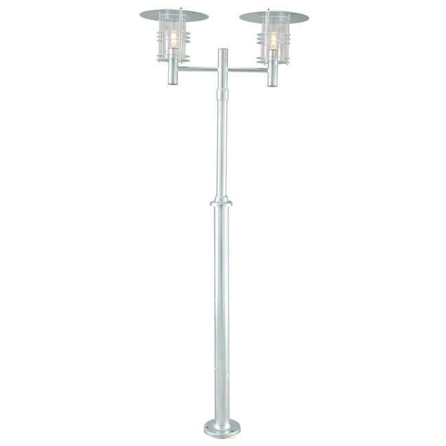 Galvanised Steel "Lighthouse" Twin-Head Lamp Post Galvanised Steel "Lighthouse" Twin-Head Lamp Post