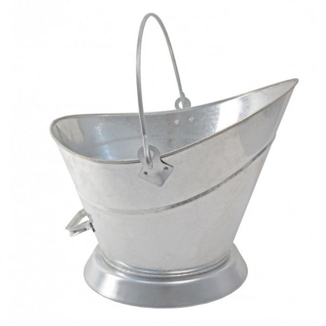 Low Scoop Galvanised Coal Bucket with Handle Low Scoop Galvanised Coal Bucket with Handle
