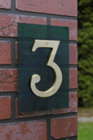 Suspended House Numbers Doubles Suspended House Numbers Doubles
