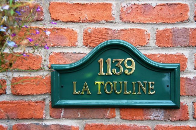 Green Traditional House Name Signs