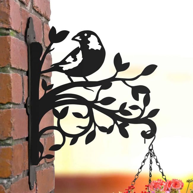 Greenfinch & Branches Steel Hanging Basket Bracket Greenfinch & Branches Steel Hanging Basket Bracket