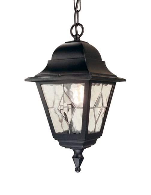 "Sheringham" Hand Leaded 5 Panel Glass Hanging Lantern "Sheringham" Hand Leaded 5 Panel Glass Hanging Lantern
