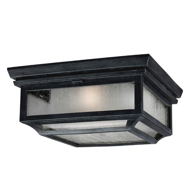 High-Quality "Parisian" Seeded Glass Flush Ceiling Light High-Quality "Parisian" Seeded Glass Flush Ceiling Light