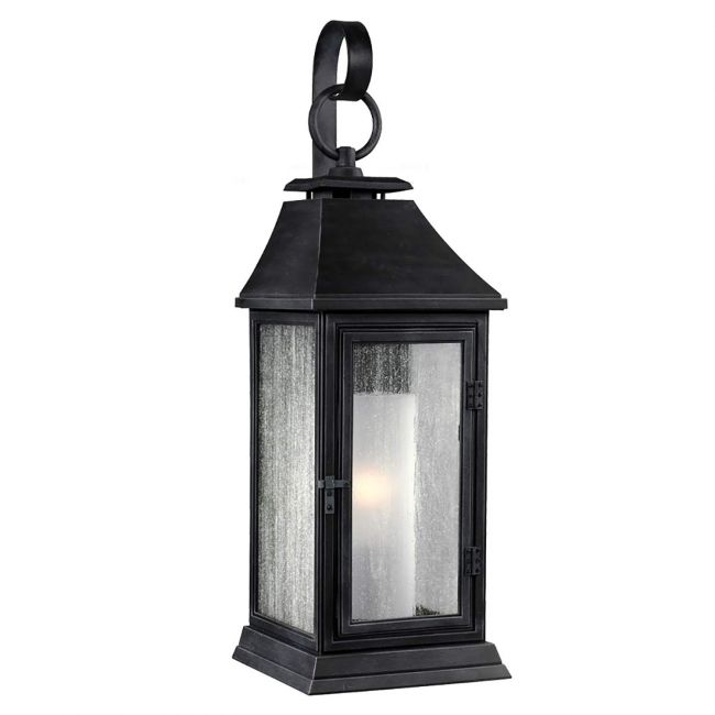 High-Quality "Parisian" Seeded Glass Wall Lantern - 42cm High-Quality "Parisian" Seeded Glass Wall Lantern - 42cm
